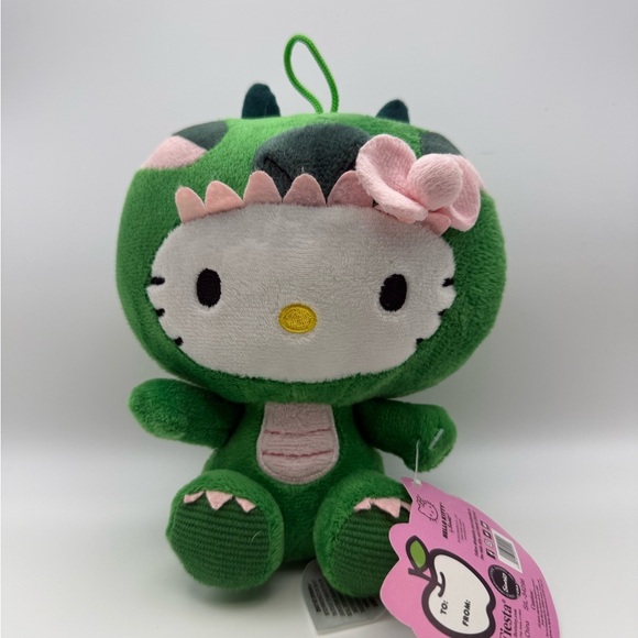 Hello Kitty Other - Hello Kitty in Green Dragon Costume Sanrio Fiesta Toy 6.5in Plush 2022